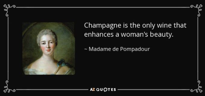 champagne e donne coppa