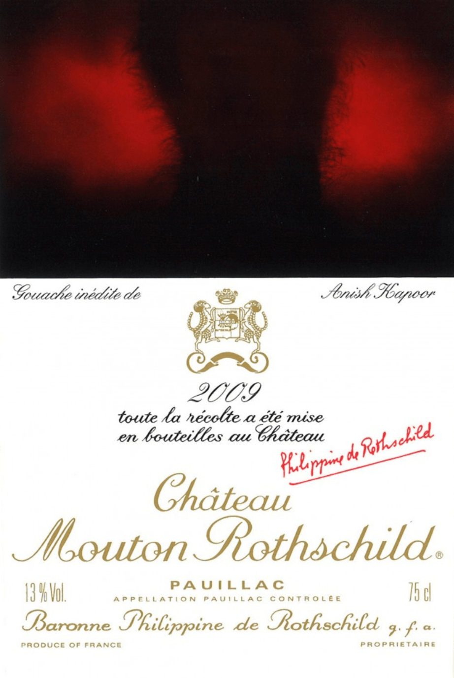 Anish Kapoor per Mouton Rothschild 