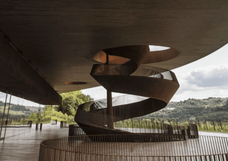 Antinori, scala elicoidale. Chianti Classico